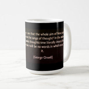 NEWSPEAK & THE POLICE (ORWELL)2コーヒーマグ コーヒーマグカップ