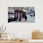 NEWSSTAND atブロードウェイと75通り- NEW YORK ポスター (キッチン)