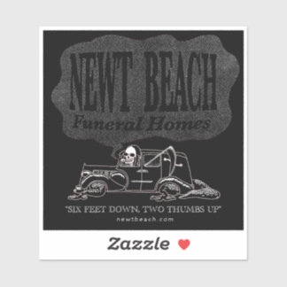 "Newt Beach Funeral Homes" ステッカー シール