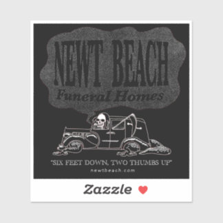 "Newt Beach Funeral Homes" Sticker シール