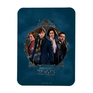 NEWT SCAMANDER™および会社アールヌーボー・フレーム マグネット