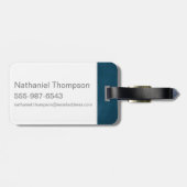 NEWT SCAMANDER™および会社アールヌーボー・フレーム ラゲッジタグ (裏面横)