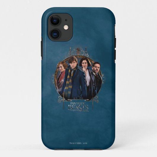 NEWT SCAMANDER™および会社アールヌーボー・フレーム Case-Mate iPhoneケース (裏面)