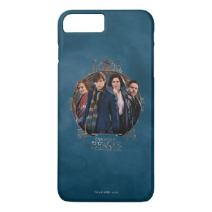 NEWT SCAMANDER™および会社アールヌーボー・フレーム iPhone 8 PLUS/7 PLUSケース