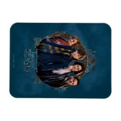 NEWT SCAMANDER™と会社のアールヌーボー・フレーム マグネット (横)