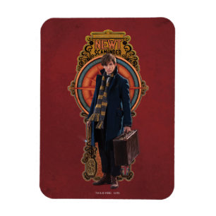 NEWT SCAMANDER™スタンディングアールヌーボーパネル マグネット