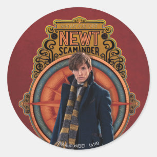 NEWT SCAMANDER™スタンディングアールヌーボーパネル ラウンドシール