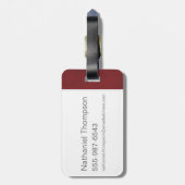 NEWT SCAMANDER™スタンディングアールヌーボーパネル ラゲッジタグ (裏面縦)