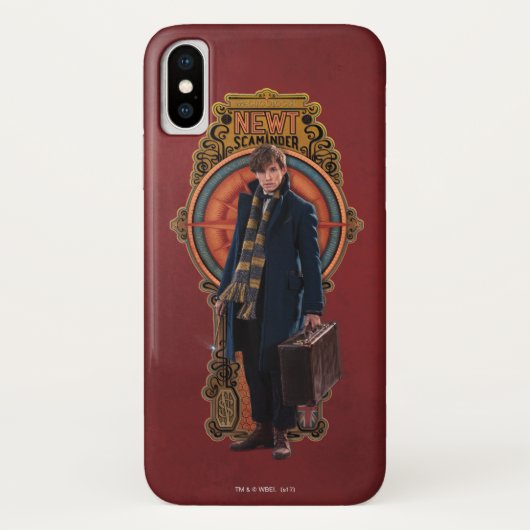 NEWT SCAMANDER™スタンディングアールヌーボーパネル Case-Mate iPhoneケース (裏面)