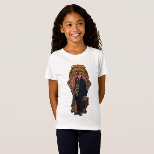 NEWT SCAMANDER™スタンディングアールヌーボーパネル Tシャツ (正面フル)