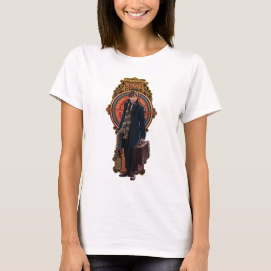 NEWT SCAMANDER™スタンディングアールヌーボーパネル Tシャツ (正面)