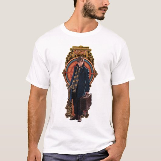 NEWT SCAMANDER™スタンディングアールヌーボーパネル Tシャツ (正面)
