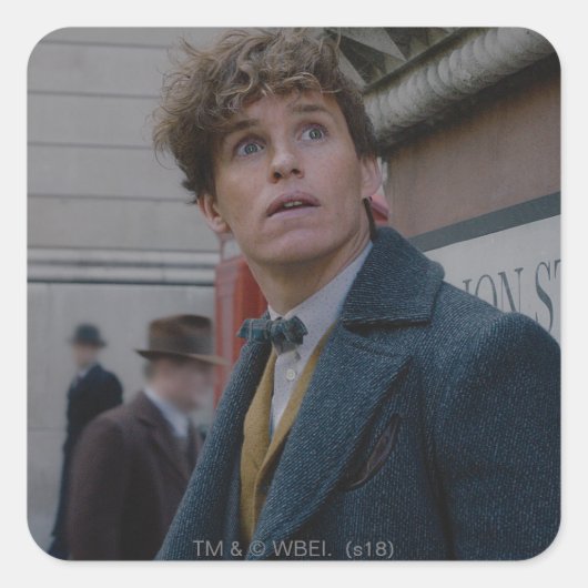 NEWT SCAMANDER™ロンドン写真 スクエアシール (正面)