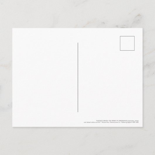 NEWT SCAMANDER™写真 ポストカード (裏面)