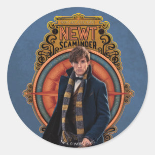 NEWT SCAMANDER™歩くアールヌーボーパネル ラウンドシール