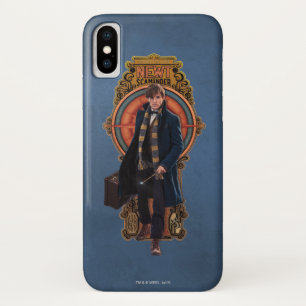 NEWT SCAMANDER™歩くアールヌーボーパネル iPhone X ケース