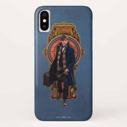 NEWT SCAMANDER™歩くアールヌーボーパネル Case-Mate iPhoneケース (裏面)