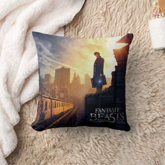 NEWT SCAMANDER™破壊建物 クッション (ブランケット)