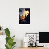 NEWT SCAMANDER™破壊建物 ポスター (ホームオフィス)