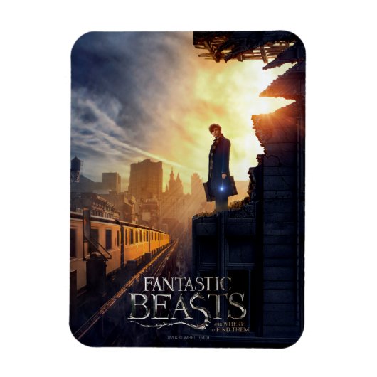 NEWT SCAMANDER™破壊建物 マグネット (縦)