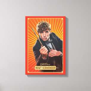 Newt Scamander Character Graphic キャンバスプリント