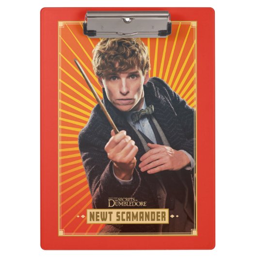 Newt Scamander Character Graphic クリップボード (正面)