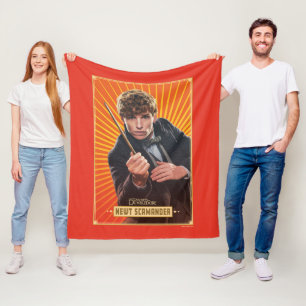 Newt Scamander Character Graphic フリースブランケット