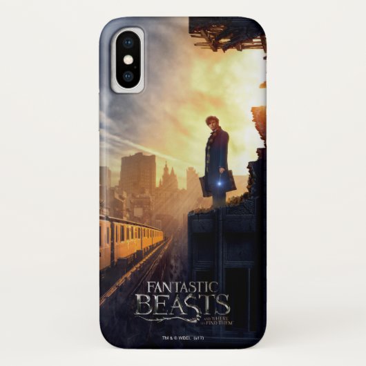 NEWT SCAMANDER™ in Distroyed建物 Case-Mate iPhoneケース (裏面)