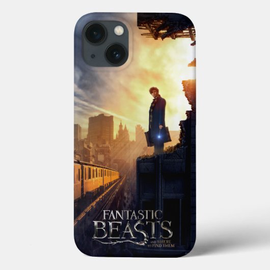 NEWT SCAMANDER™ in Distroyed建物 Case-Mate iPhoneケース (裏面)
