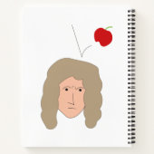 Newton Apple Knowledge Back to School STEM Funny ノートブック (裏面)