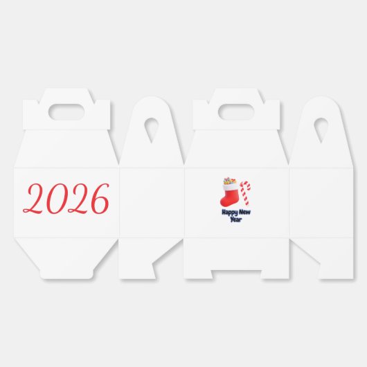 newyear gift box フェイバーボックス (見開き)