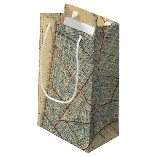 NewYork市 スモールペーパーバッグ (裏面アングル)