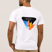 Nexøの代表団パッチが付いている基本的なTシャツ Tシャツ (裏面)