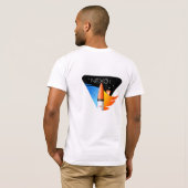 Nexøの代表団パッチが付いている基本的なTシャツ Tシャツ (裏面フル)