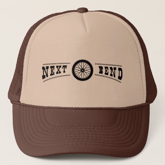 NEXT BEND logo trucker hat キャップ (正面)