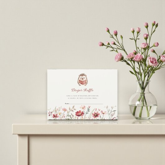 Next chapter Baby Shower Diaper Raffle  エンクロージャーカード