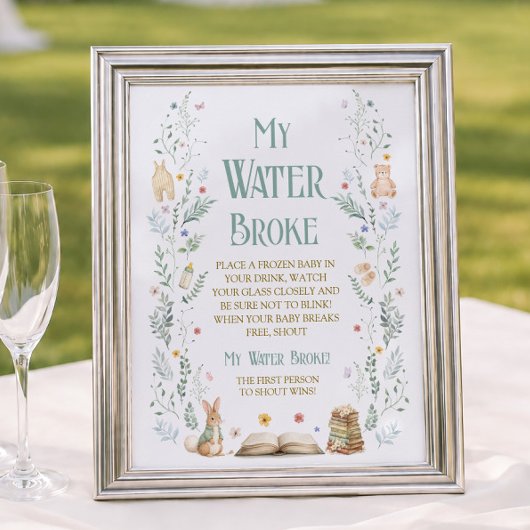 Next Chapter Baby Shower My Water Broke Game ポスター