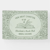 Next Chapter Book Club Green Bridal Shower 横断幕 (横)