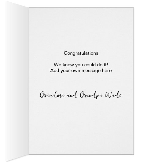 Next Chapter Congratulations Graduate Greeting  (内側 (右))