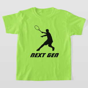 Next GenフォアハンドテニスプレーヤーTシャツ子供へ Tシャツ