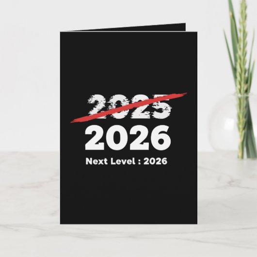 Next Level 2026 | Funny Goodbye 2025 New Year's  シーズンカード (正面)