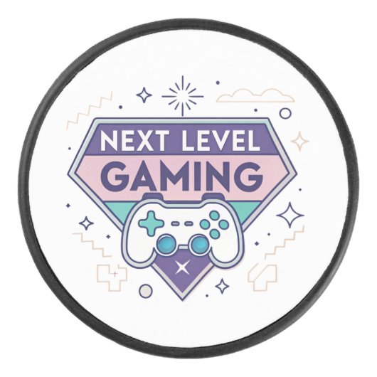 Next Level Gaming Retro Controller Pastel Gamer Tr アイスホッケーパック (正面)