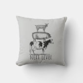 Next Level Goat Pig and Cow Sports Fan クッション (正面)