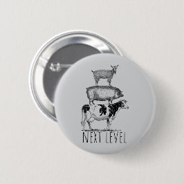 Next Level Goat Pig and Cow Sports Fan 缶バッジ