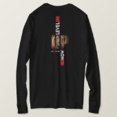 Next Level Lion Mens Long Sleeve T-Shirt Tシャツ (デザイン裏面)