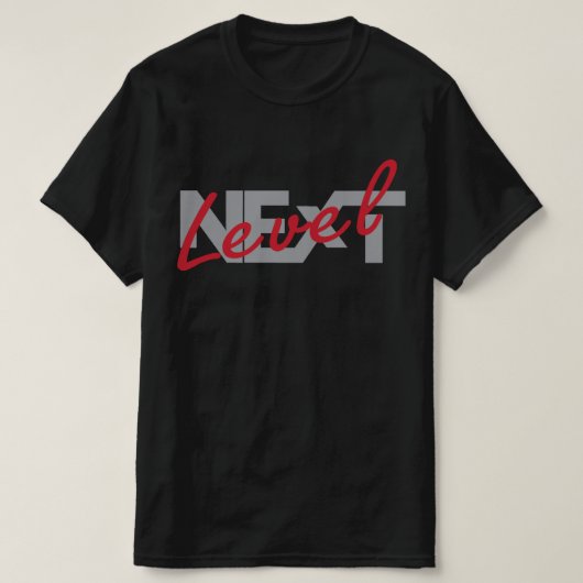 Next Level Lion Menshirt – Motivational Tシャツ (デザイン正面)