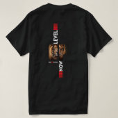 Next Level Lion Menshirt – Motivational Tシャツ (デザイン裏面)