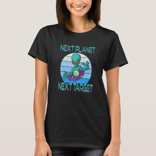 Next Planet Next Target for a Hobby Astronomer Ali Tシャツ (正面)