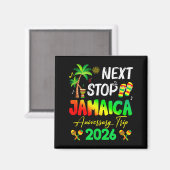 Next Stop Jamaica 2026 Couples Anniversary Family  マグネット (正面/裏面)