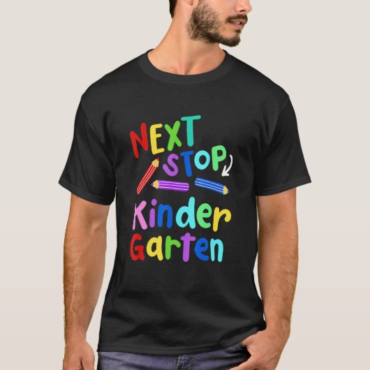 Next Stop Kindergarten Preschool Graduation 2023 B Tシャツ (正面)